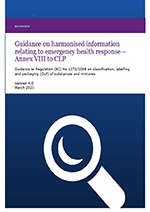 Guidance on harmonised information relating to emergency health response–Annex VIII to CLP Version 4