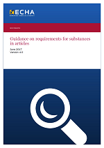 Guidance on requirements for substances in articles