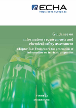 Guidance on information requirements and chemical safety assessment. Chapter R.2: Framework for generation of information on intrinsic properties
