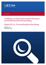 Leitlinien zu Informationsanforderungen und Stoffsicherheitsbeurteilung Kapitel R.12: Verwendungsbeschreibung