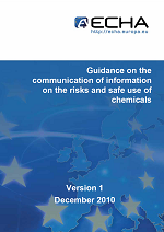 Guidance on the communication of information on the risks and safe use of chemicals