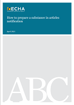 How to prepare a substance in articles notification