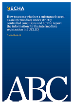 How to assess whether a substance is used as an intermediate under strictly controlled conditions and how to report the information for the intermediate registration in IUCLID